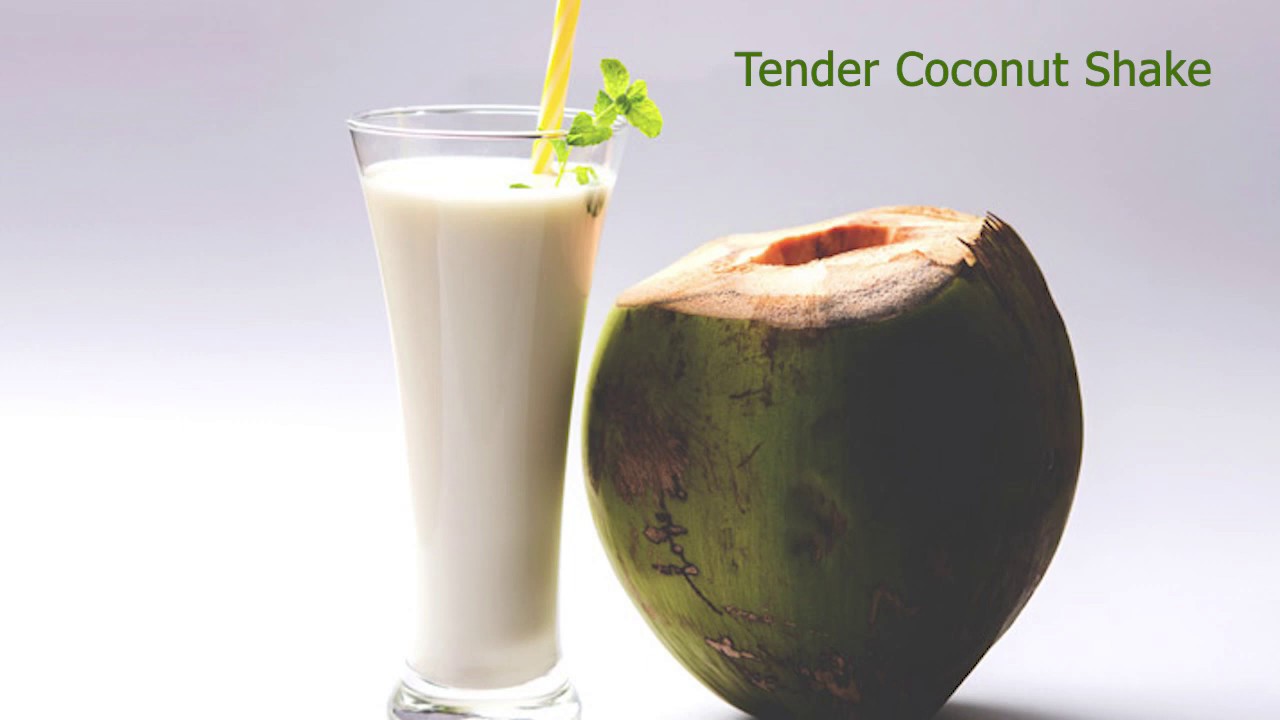 tender coconut milk shake