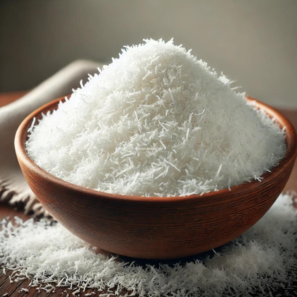 Desiccated coconut