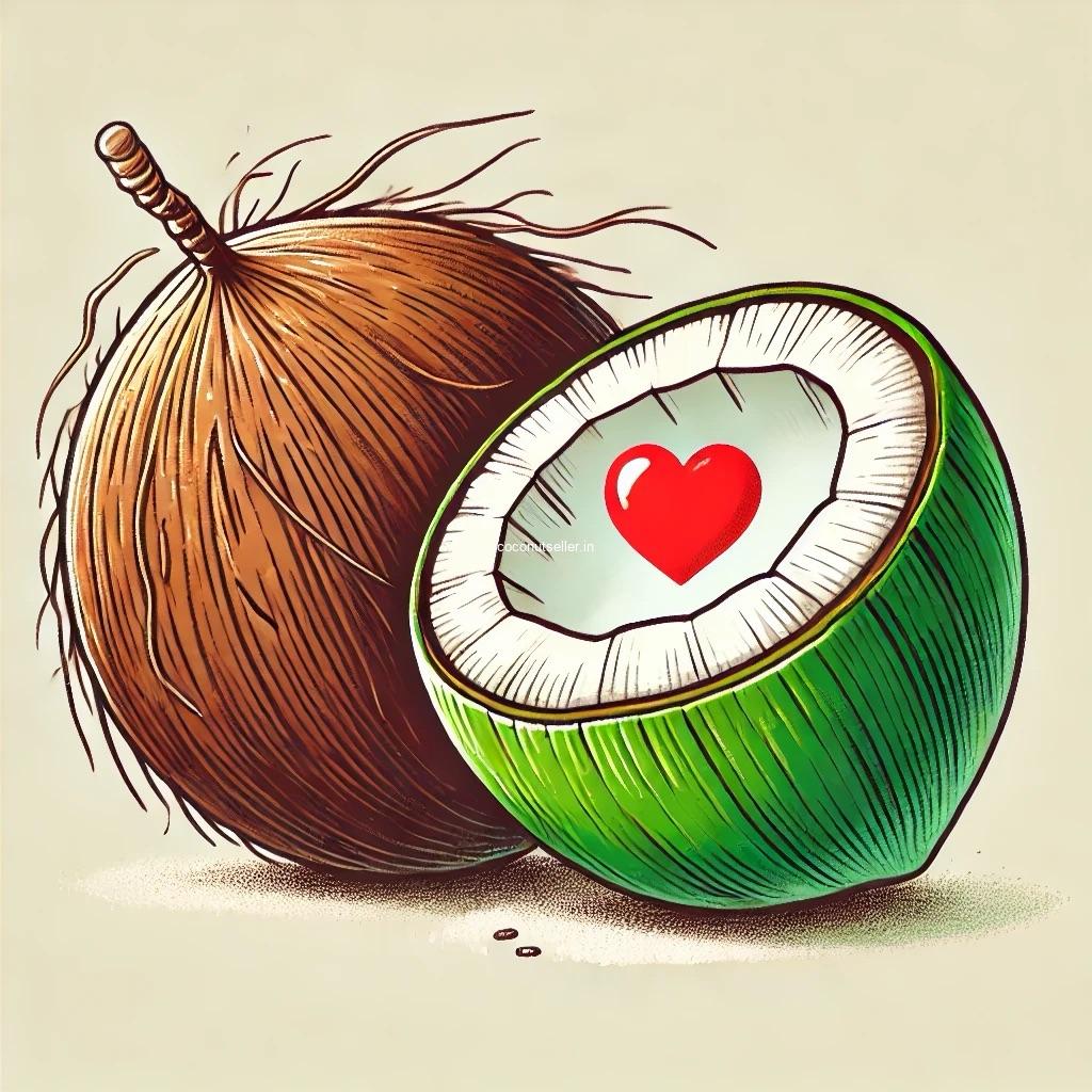 Coconut support heart health