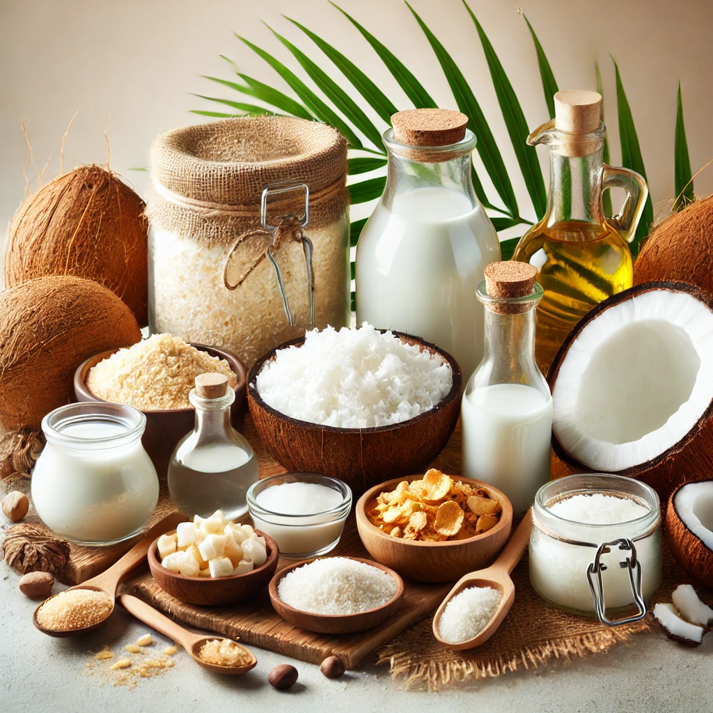 Processed coconut products